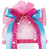 ROTH Schulttenschleife "Pink Dots", hellblau/pink/wei