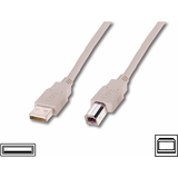 DIGITUS usb 2.0 Anschlusskabel, usb-a - usb-b Stecker, 1,8 m