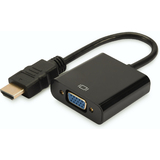 DIGITUS hdmi auf vga Konverter, schwarz