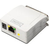 DIGITUS fast Ethernet Printserver, parallel, weiß