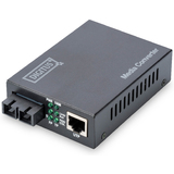 DIGITUS fast Ethernet Medienkonverter, RJ45/SC, Singlemode