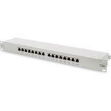 DIGITUS 19" patch Panel Kat.5e, klasse D, 16 x RJ45, 1 HE