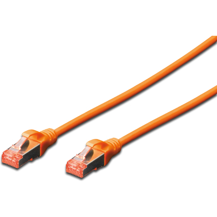 DIGITUS Patchkabel, Kat. 6, S/FTP, 0,5 m, orange