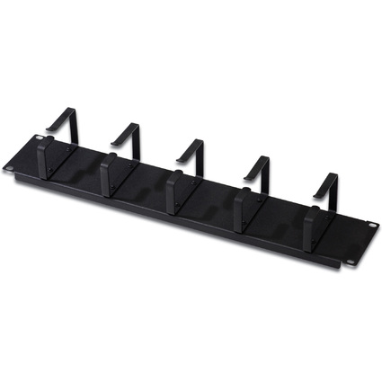 DIGITUS 19" Rangierpanel, 2 HE, 5 Kabelführungsbügel