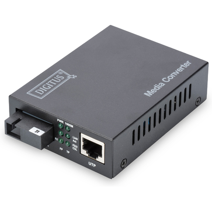 DIGITUS Gigabit Ethernet Medienkonverter, RJ45/SC