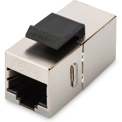 DIGITUS Modular Adapter Kat.6e, geschirmt, 2 x RJ45 Kupplung