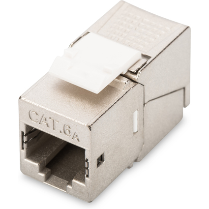 DIGITUS Keystone Modul Kat. 6A, geschirmt, grau