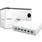 DIGITUS Aufputzbox für Keystone Module, 6 x RJ45, reinweiß
