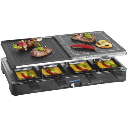 CLATRONIC Raclette-Grill RG 3518, mit heißem Stein