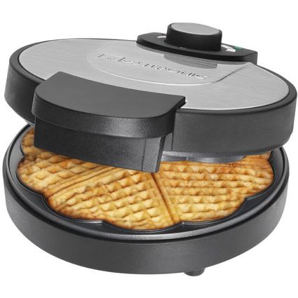 CLATRONIC Waffeleisen WA 3492, Edelstahl/schwarz