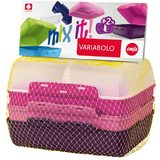 emsa brotdose VARIABOLO clipbox Set Girls, 4-teilig, farbig