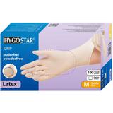 HYGOSTAR latex-handschuh "GRIP", L, wei, puderfrei