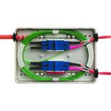 Telegärtner Micro-Spleißbox, 4 x SC duplex Kupplung