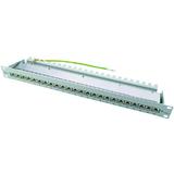 Telegärtner 19" patch Panel, Kat.6A (tief), 24xRJ45, schwarz