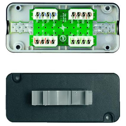 Telegrtner Verbindungsmodul Kat.7A(tief), mit Adapter
