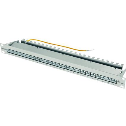 Telegrtner 19" Patch Panel, K Class EA(tief), 24 x RJ45