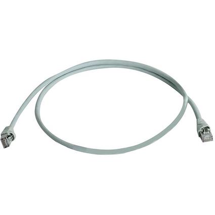 Telegrtner Patchkabel, Kat.6A (tief), S/FTP, 5,0 m, grau