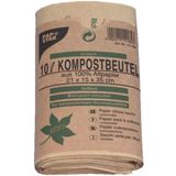 PAPSTAR Kompostbeutel, 10 Liter, braun, 10er