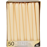STARPAK Leuchterkerzen, 22 mm, creme, 50er Pack