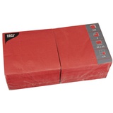 PAPSTAR Lunch-Servietten, 320 x 320 mm, 3-lagig, rot