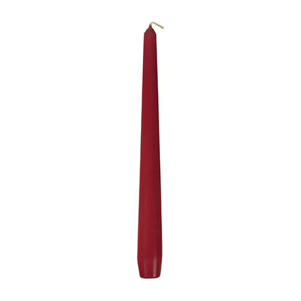 STARPAK Leuchterkerzen, 22 mm, bordeaux, 50er Pack