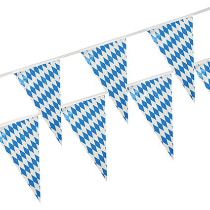 PAPSTAR Wimpelkette "Bayrisch Blau", aus Folie