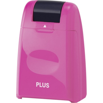 PLUS JAPAN Datenschutz-Rollstempel Standard, pink