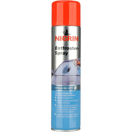 NIGRIN KFZ-Scheibenentfroster-Spray, 400 ml