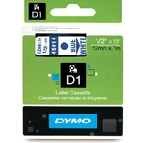 DYMO d1 Schriftbandkassette blau/weiß, 12 mm x 7 m