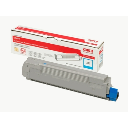 OKI Toner fr OKI C8600/C8600DN/C8600CDTN, cyan