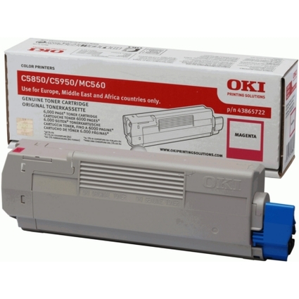 OKI Toner fr OKI C5850/C5950, magenta