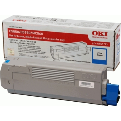 OKI Toner fr OKI C5850/C5950, cyan