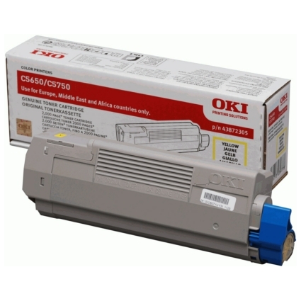 OKI Toner fr OKI C5650/C5650N/C5750/C5750N, gelb