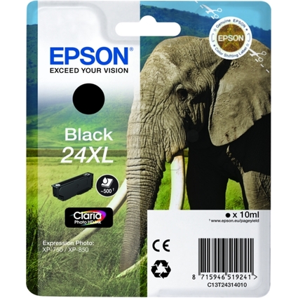EPSON Tinte N.24XL fr EPSON XP-950/850/750 photo,schwarz XL