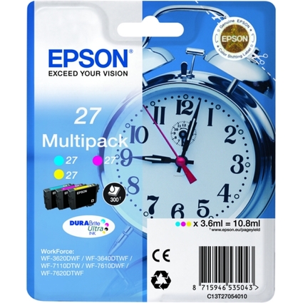 EPSON Tinte N.27 für EPSON WorkForce WF-3620DWF, Multipack
