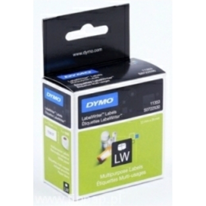 DYMO LabelWriter-Universal-Etiketten, 25 x 13 mm, weiß