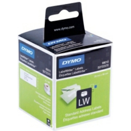 DYMO LabelWriter-Adress-Etiketten, 89 x 28 mm, wei