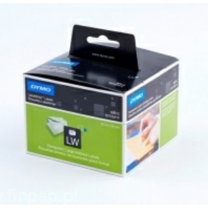 DYMO LabelWriter-Adress-Etiketten, 89 x 36 mm, transparent