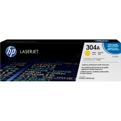 hp Toner hp 304A fr hp Color LaserJet CP2025, gelb