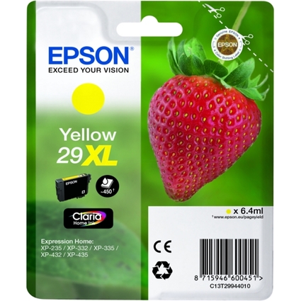 EPSON Tinte 29XL fr EPSON Expression Home XP-235, gelb