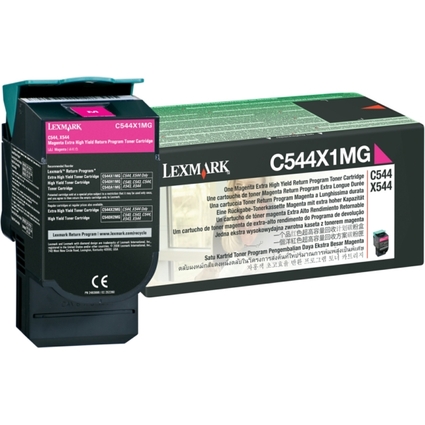 LEXMARK Rückgabe-Toner für LEXMARK C544/X544, magenta