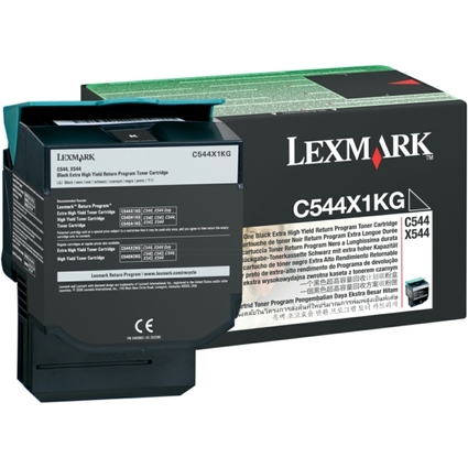 LEXMARK Rckgabe-Toner fr LEXMARK C544/X544, schwarz