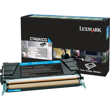 LEXMARK Toner fr LEXMARK C746/C748, cyan