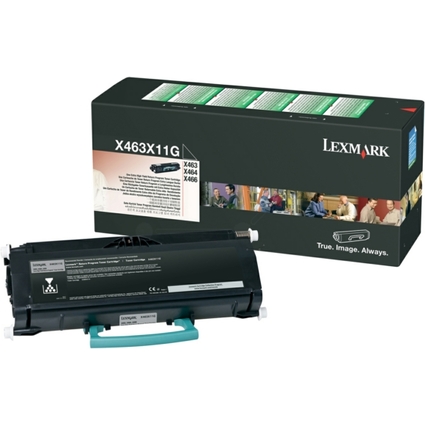 LEXMARK Rückgabe-Toner für LEXMARK X463/X466, schwarz HC