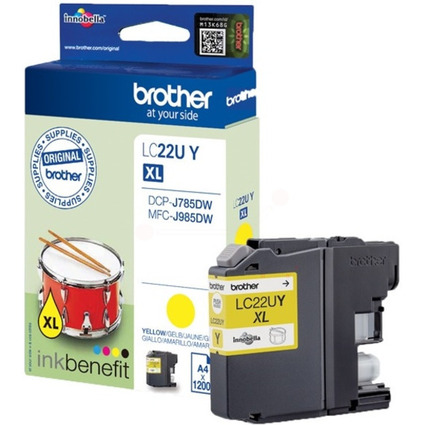 brother Tinte fr brother MFC-J985DW, gelb