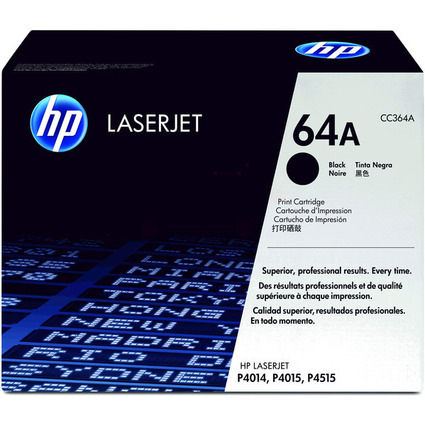 hp Toner 64A fr hp LaserJet P4515XM (CC364A), schwarz