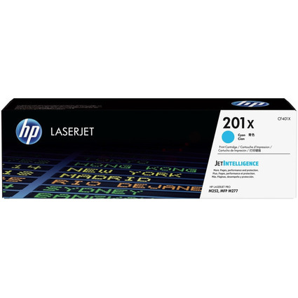 hp Toner hp 201X fr hp Color LaserJet Pro M252, cyan
