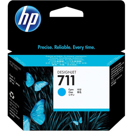 hp Tinte hp 711 fr hp DesignJet T120 , cyan