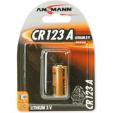 ANSMANN lithium-foto-batterie "CR123A", 3 Volt, 1er-Blister