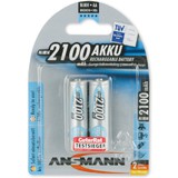 ANSMANN nimh Akku maxE, mignon (AA) 2.100 mAh, 2er Blister